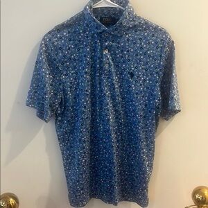 Polo by Ralph Lauren Blue Floral Polo Shirt